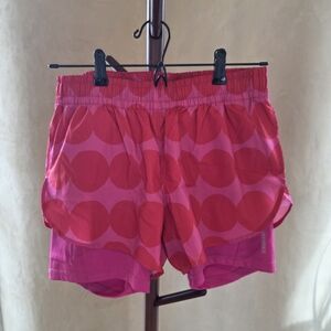 Adidas Marimekko Red and Pink Shorts